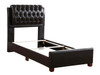 Marilla - Twin Bed - Dark Brown