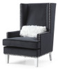 Elegant Traditional Accent Chair - Black
