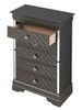 Verona - Chest - Metalic Black
