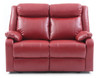 Double Reclining Love Seat - Red