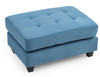 Stylish Aqua Ottoman For Any Room - Aqua Blue