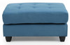 Stylish Aqua Ottoman For Any Room - Aqua Blue
