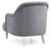 Elegant Traditional Armchair - Gray