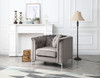 Elegant Contemporary Chair - Dark Gray