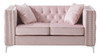 Chic Contemporary Loveseat - Pink