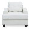 Charming Transitional Chair - White