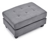 Stylish Contemporary Ottoman For Every Space - Gray
