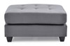 Stylish Contemporary Ottoman For Every Space - Gray