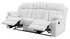 Comfortable Reclining Sofa - White