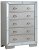 Elegant Contemporary Storage Chest - Champagne