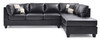 Malone - Sectional - Black