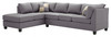 Malone - Sectional - Gray