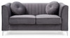 Delray - Loveseat - Gray