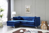 Delray - Sofa Chaise - Navy Blue