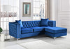 Paige - Sofa Chaise - Blue