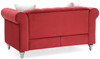 Stylish Loveseat For Modern Living - Burgundy