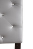 Twin Stylish Casual Headboard - Light Gray