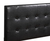 Caldwell - Full Bed Stylish Contemporary - Black