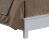 Full Bed Transitional Style - Crisp White