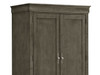 Elegant Traditional Armoire - Gray