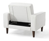 Andrews - Chair Bed - White
