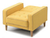 Vibrant Contemporary Chair Bed - Yellow