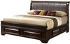 Lavita - Full Storage Drawers Bed - Cappuccino