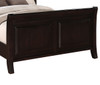 Queen Bed Elegant Transitional - Cappuccino