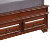 King Storage Bed - Oak