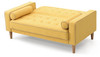 Vibrant Contemporary Loveseat Bed - Yellow