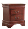 Louis Phillipe - Elegant Nightstand - Cherry