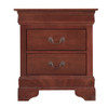Louis Phillipe - Elegant Nightstand - Cherry