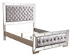King Bed Modern - Silver Champagne