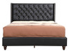 Full Upholstered Bed - Black