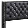 Full Upholstered Bed - Black
