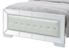 King Bed Elegant Contemporary - White