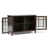 Connaught - Low Storage Cabinet - Dark Chestnut Brown