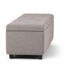 Hamilton - Storage Ottoman - Cloud Gray