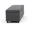 Castleford - Storage Ottoman - Slate Gray