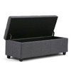 Castleford - Storage Ottoman - Slate Gray