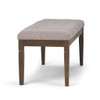 Waverly - Tufted Ottoman Bench - Cloud Gray