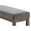 Milltown - Large Ottoman Bench - Gray