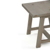 Sawhorse - End Table - Distressed Gray