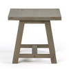 Sawhorse - End Table - Distressed Gray