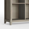Amherst - 8 Cube Storage Sofa Table - Distressed Gray