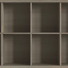 Amherst - 8 Cube Storage Sofa Table - Distressed Gray