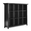 Acadian - 12 Cube Storage - Black