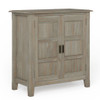 Burlington - Low Storage Cabinet - Distressed Gray