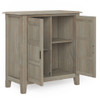 Burlington - Low Storage Cabinet - Distressed Gray