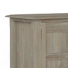 Burlington - Low Storage Cabinet - Distressed Gray